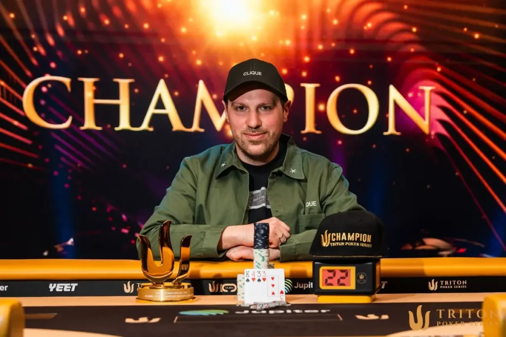 Triton $50k PLO Mystery Bounty Champion and POY Artur Martirosian