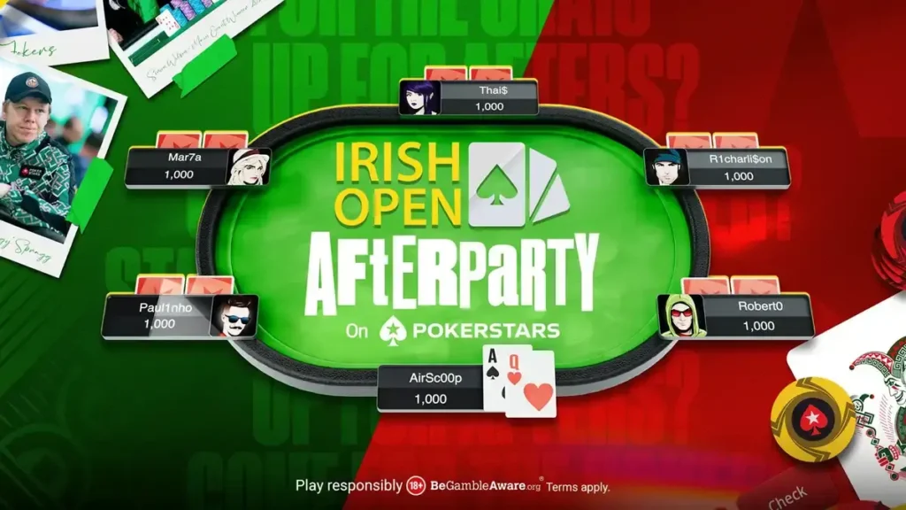 Irish Open Afterparty on Pokerstars