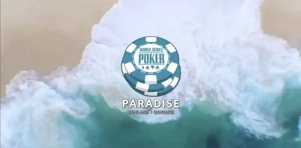 Still from WSOP's Paradise 2026 Announcement Video
