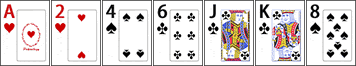 A-2-4-6-J-K-8