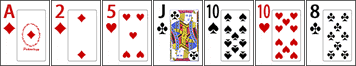 Stud/8 example hand #1