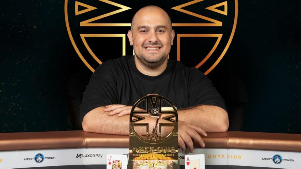 Fahredin Mustafov Wins $1.3M Onyx Super High Roller at Merit Poker Cyprus