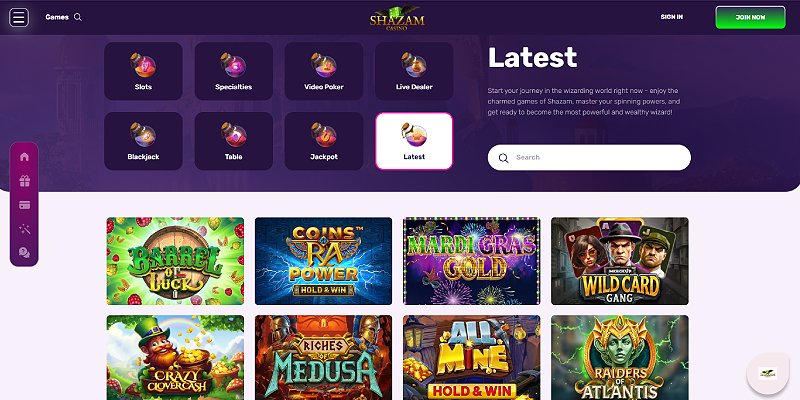 Shazam Casino US
