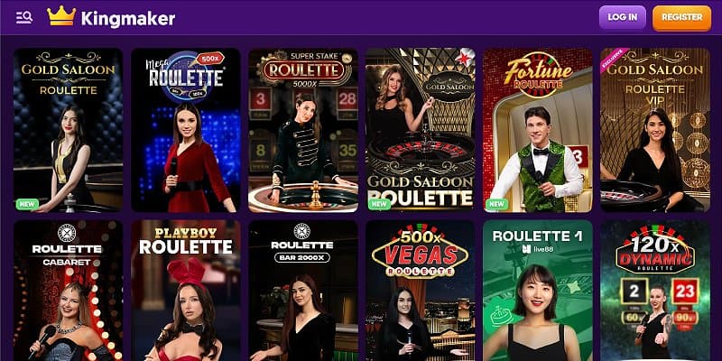 Kingmaker Casino AU - Roulette