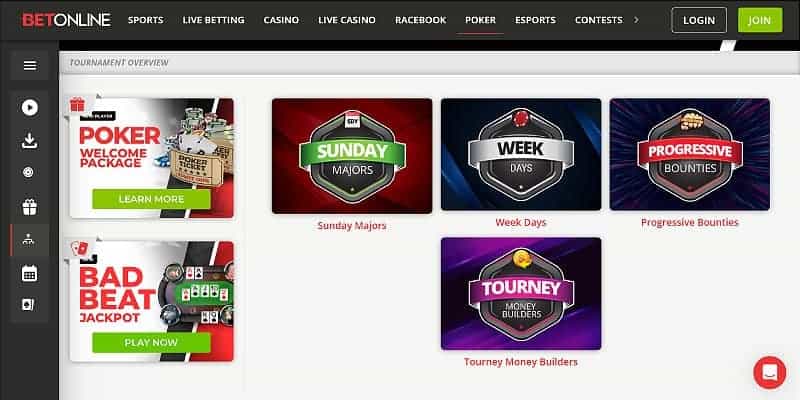 BetOnline Casino US - Poker