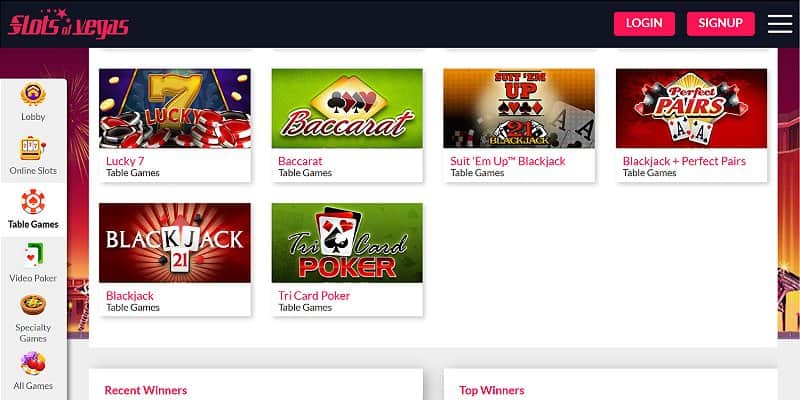 Slots of Vegas Casino US - Live Casino