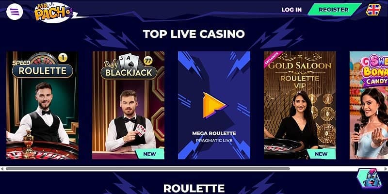 Mr Pacho Casino AU - Live Casino