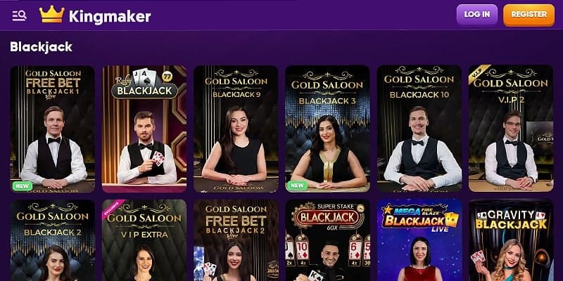 Kingmaker Casino CA - Blackjack