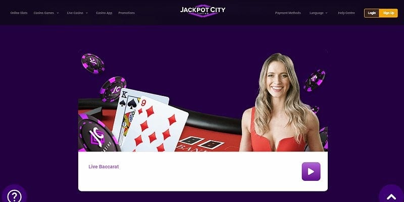 Jackpot City Casino CA - Baccarat