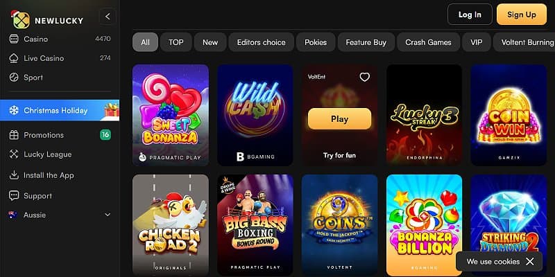 NewLucky Casino AU