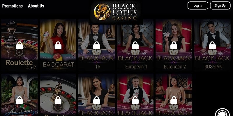 Black Lotus Casino US - Blackjack