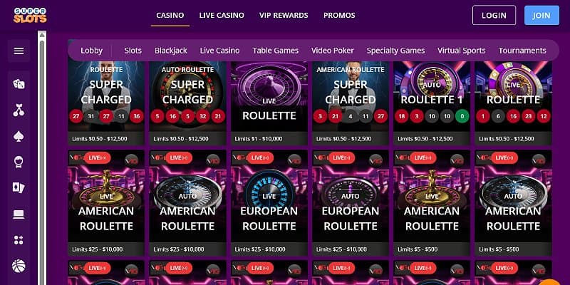 Super Slots US - Roulette