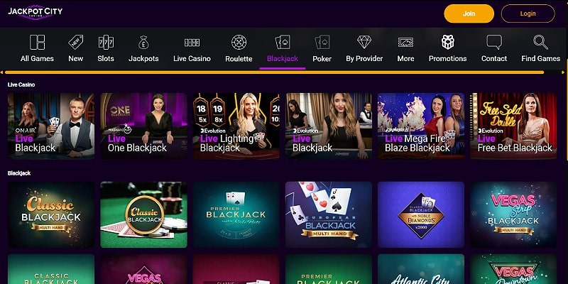 Jackpot City Casino UK - Blackjack