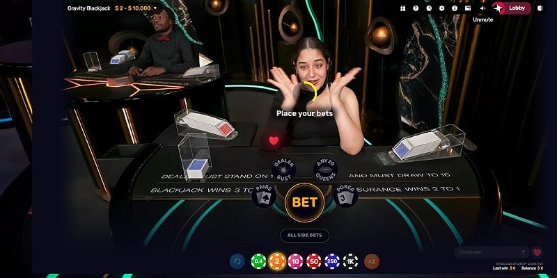 Live Dealer Blackjack