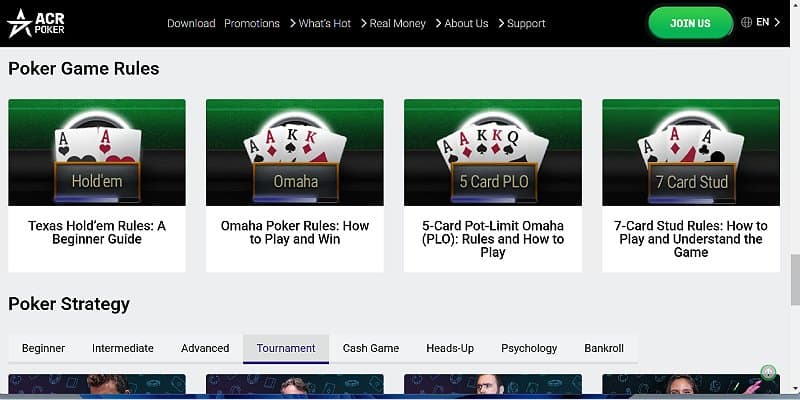 Americas Cardroom US - Poker