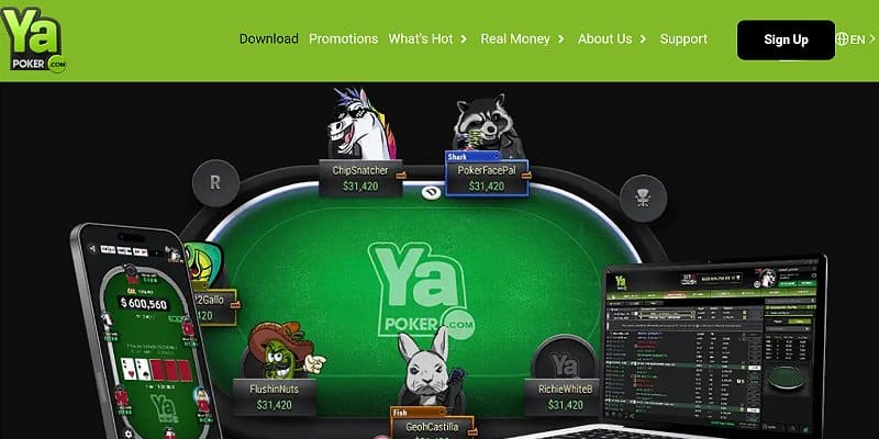 YaPoker Casino US - Poker