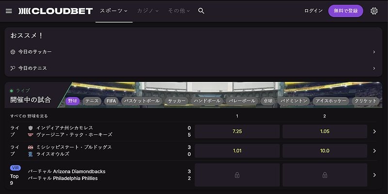 Cloudbet Sports JP