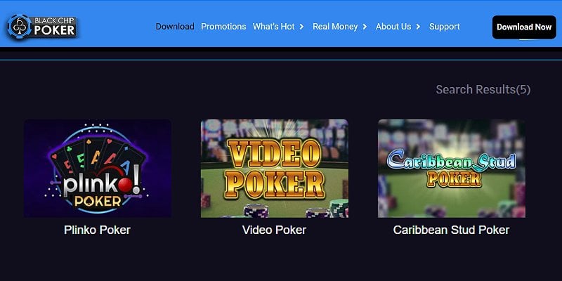 Black Chip Poker Casino US