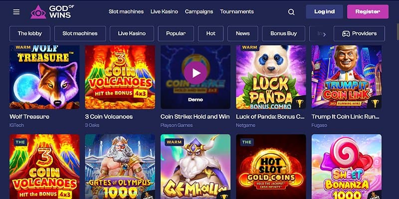 God of Wins Casino DK