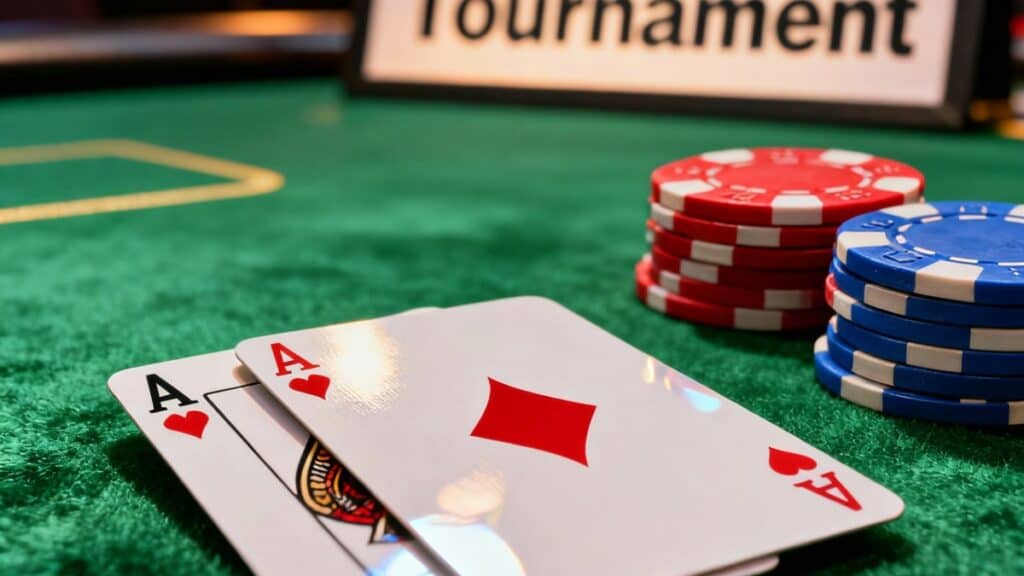 how does a poker tournament work