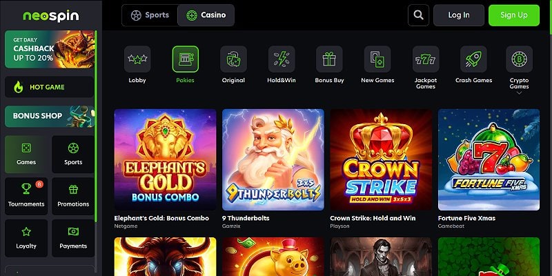Neospin Casino AU - Slots