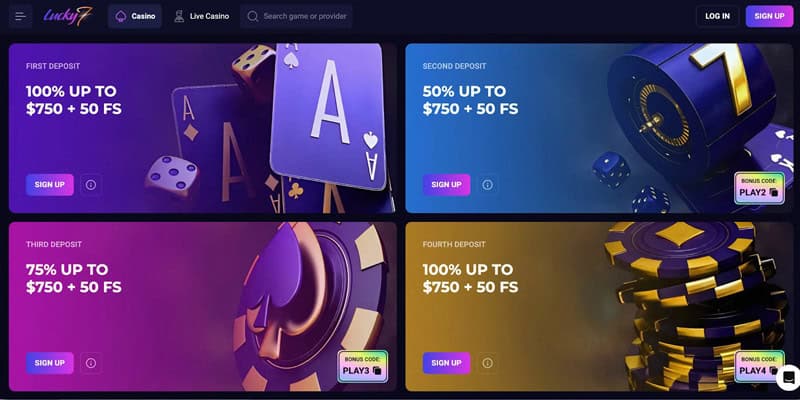 Lucky7even - Promotions