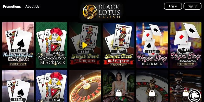 Black Lotus Casino US - Blackjack