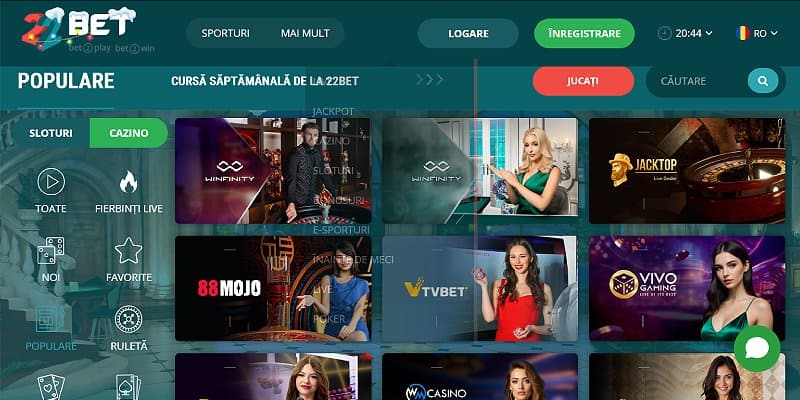 22Bet Casino RO